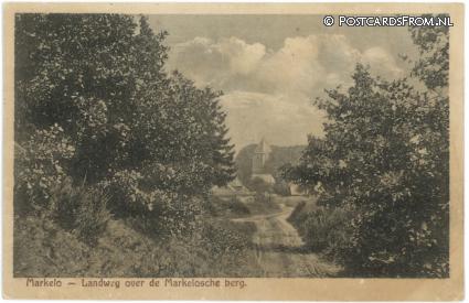 ansichtkaart: Markelo, Landweg over de Markelosche berg