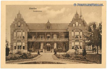 ansichtkaart: Heerlen, Sanatorium