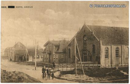 Andijk, Ger. Kerk ansichtkaart: Andijk, Ger. Kerk