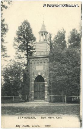 ansichtkaart: Ermelo Staverden, Ned. Herv. Kerk