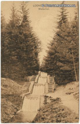 Loenen GL, Waterval ansichtkaart: Loenen GL, Waterval