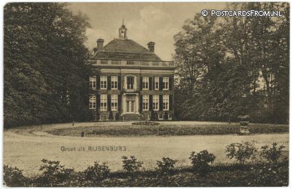 ansichtkaart: Rijsenburg, Groet uit