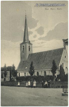 ansichtkaart: Noordwijkerhout, Ned. Herv. Kerk