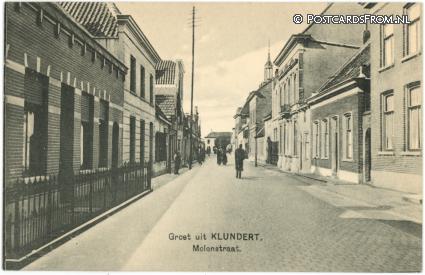 Klundert, Groet uit. Molenstraat ansichtkaart: Klundert, Groet uit. Molenstraat