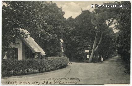 ansichtkaart: Noordwijkerhout, Groet uit