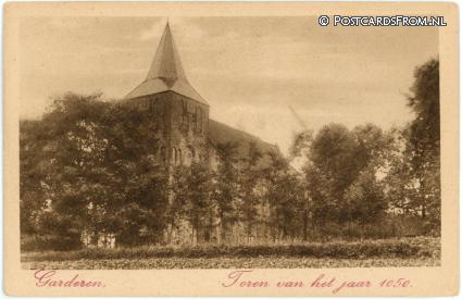 Garderen, Toren van het jaar 1050 ansichtkaart: Garderen, Toren van het jaar 1050