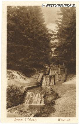 ansichtkaart: Loenen GL, Waterval
