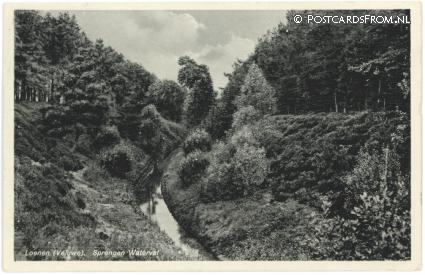 ansichtkaart: Loenen GL, Sprengen Waterval
