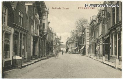 Purmerend, Dubbele Buurt ansichtkaart: Purmerend, Dubbele Buurt