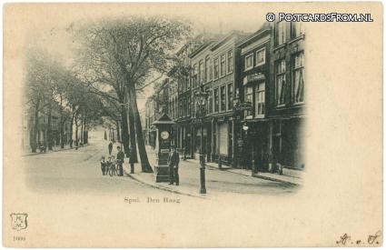 's-Gravenhage, Spui. Kantoor der Glazenwasscherij ansichtkaart: 's-Gravenhage, Spui. Kantoor der Glazenwasscherij