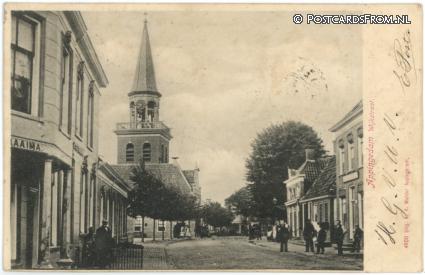 Appingedam, Wijkstraat ansichtkaart: Appingedam, Wijkstraat