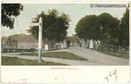 Appingedam, Oosterbrug ansichtkaart: Appingedam, Oosterbrug