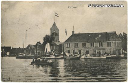 Grouw, Bondshotel 'Oostergoo' ansichtkaart: Grouw, Bondshotel 'Oostergoo'