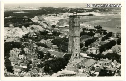 ansichtkaart: Terschelling West, Dorpsgezicht