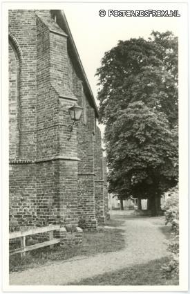 Westerbork, Kerklaantje Herv. Kerk c. 1362 ansichtkaart: Westerbork, Kerklaantje Herv. Kerk c. 1362