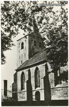 ansichtkaart: Westerbork, Herv. Kerk