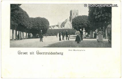 ansichtkaart: Geertruidenberg, Het Marktplein