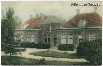 Goudswaard, Gemeentehuis ansichtkaart: Goudswaard, Gemeentehuis
