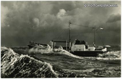 ansichtkaart: Amsterdam, N. en Z. Holl. Reddings-Mij. Motorreddingsboot 'Insulinde'