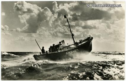 ansichtkaart: Amsterdam, N. en Z. Holl. Reddings-Mij. Motorreddingsboot 'K.F. Sluys'