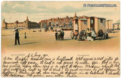 Vlissingen, Strandgezicht ansichtkaart: Vlissingen, Strandgezicht