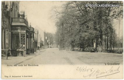 's-Graveland, Hotel van ouds het Rechthuis ansichtkaart: 's-Graveland, Hotel van ouds het Rechthuis