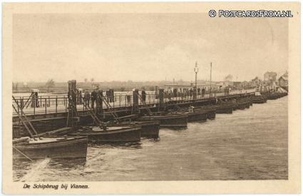 Vianen UT, De Schipbrug ansichtkaart: Vianen UT, De Schipbrug
