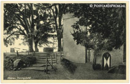 ansichtkaart: Rhenen, Koningstafel