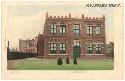 ansichtkaart: Breda, Gymnasium