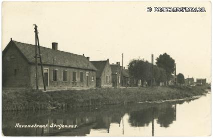 Strijensas, Havenstraat ansichtkaart: Strijensas, Havenstraat