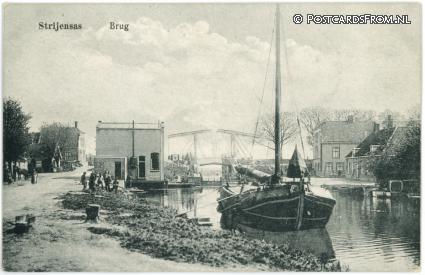 Strijensas, Brug ansichtkaart: Strijensas, Brug