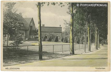 Hellendoorn, Ninaberlaan ansichtkaart: Hellendoorn, Ninaberlaan