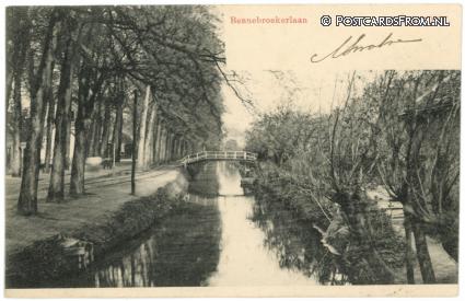 Bennebroek, Bennebroekerlaan ansichtkaart: Bennebroek, Bennebroekerlaan
