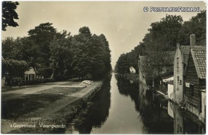 's-Graveland, Vaartgezicht ansichtkaart: 's-Graveland, Vaartgezicht