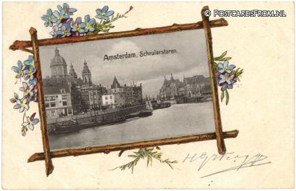 ansichtkaart: Amsterdam, Schreierstoren, Schuierstoren