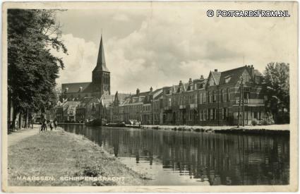 Maarssen, Schippersgracht ansichtkaart: Maarssen, Schippersgracht