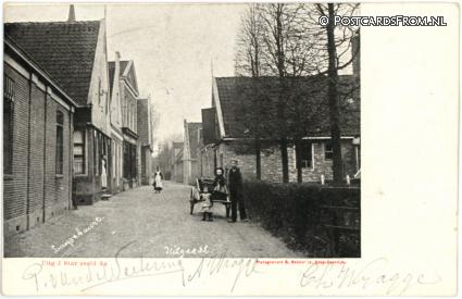 Uitgeest, Langebuurt ansichtkaart: Uitgeest, Langebuurt