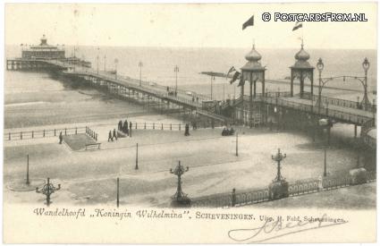 Scheveningen, Wandelhoofd 'Koningin Wilhelmina' ansichtkaart: Scheveningen, Wandelhoofd 'Koningin Wilhelmina'