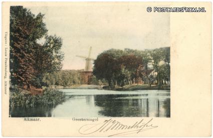 ansichtkaart: Alkmaar, Geestersingel