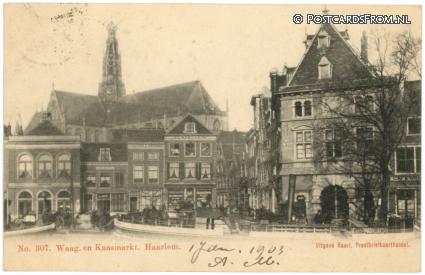 Haarlem, Waag en Kaasmarkt ansichtkaart: Haarlem, Waag en Kaasmarkt