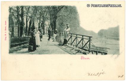 ansichtkaart: Edam, --