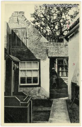 Terschelling West, Binnenhofje ansichtkaart: Terschelling West, Binnenhofje