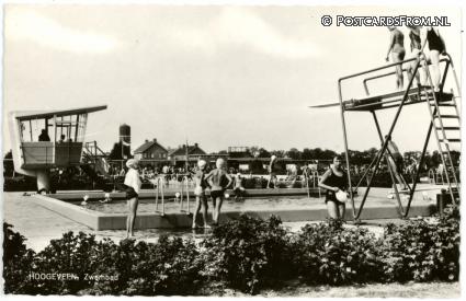 Hoogeveen, Zwembad ansichtkaart: Hoogeveen, Zwembad