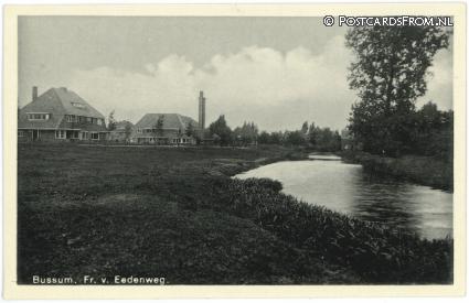 Bussum, Fr. v. Eedenweg ansichtkaart: Bussum, Fr. v. Eedenweg
