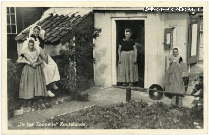 Zoutelande, In het Zonnetje ansichtkaart: Zoutelande, In het Zonnetje