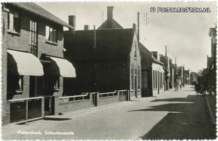 Puttershoek, Schouteneinde ansichtkaart: Puttershoek, Schouteneinde