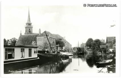ansichtkaart: Puttershoek, Boezemvliet