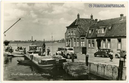 ansichtkaart: Puttershoek, Oost-Havenzijde