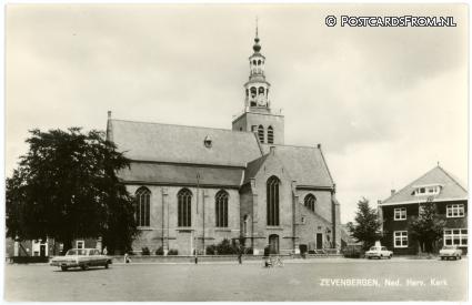 Zevenbergen, Ned. Herv. Kerk ansichtkaart: Zevenbergen, Ned. Herv. Kerk