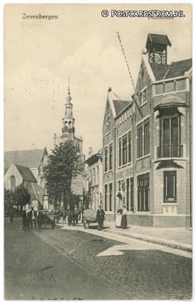 Zevenbergen, Postkantoor ansichtkaart: Zevenbergen, Postkantoor